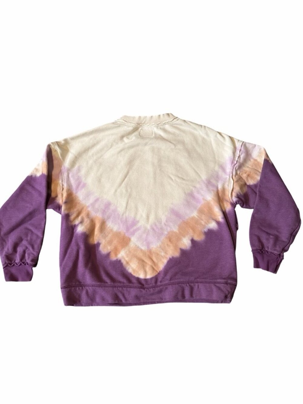 FP Movement Free People Ombre Metti Crew Sweatshirt Chamoix Purple Tie Dye Cozy - Picture 3 of 8